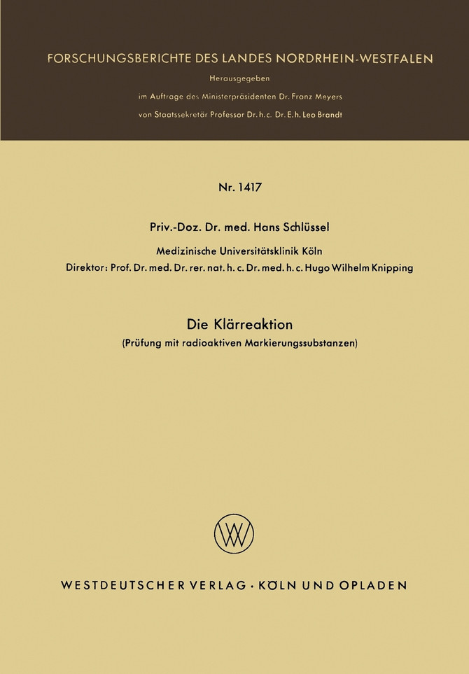 Die Klarreaktion