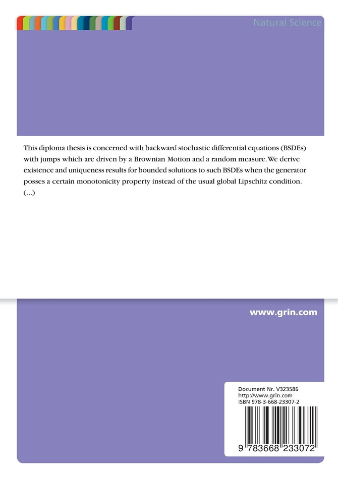On Backward Stochastic Differential Equations (BSDEs) with jumps of infinite activity
