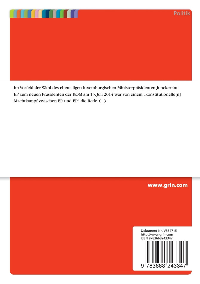 Zwischen Vertragstext und Vertragswirklichkeit. Die Wahlfunktion des Europäischen Parlamentes
