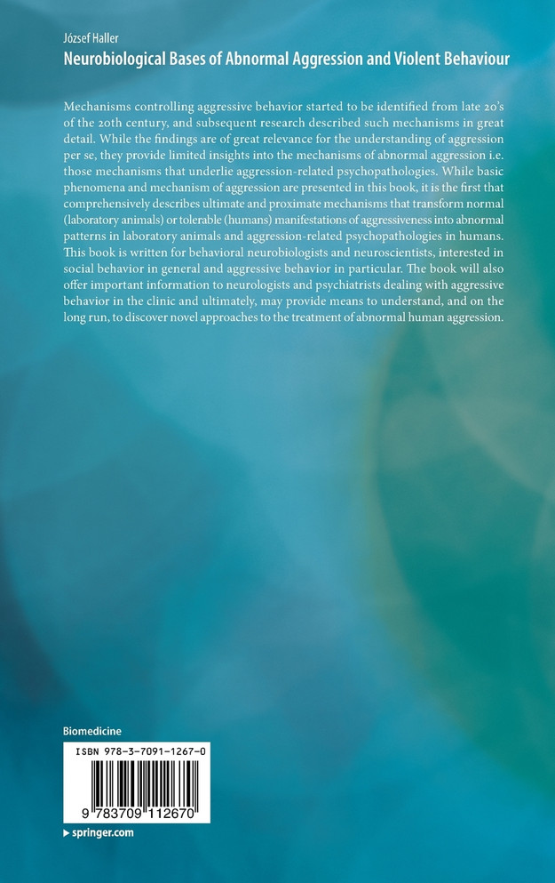 Neurobiological Bases of Abnormal Aggression and Violent Behaviour