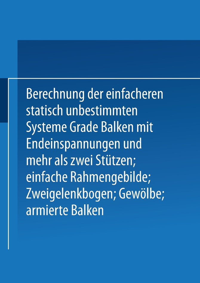 Kompendium Der Statik Der Baukonstruktionen