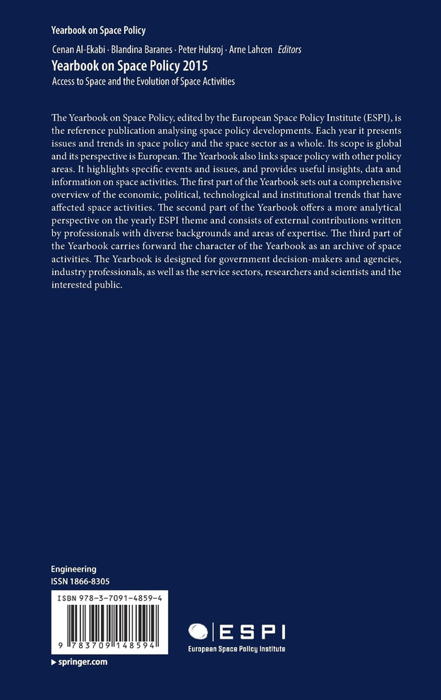 Yearbook on Space Policy 2015