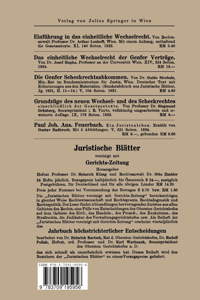 Handelsgesetze als Quelle des bürgerlichen Rechtes