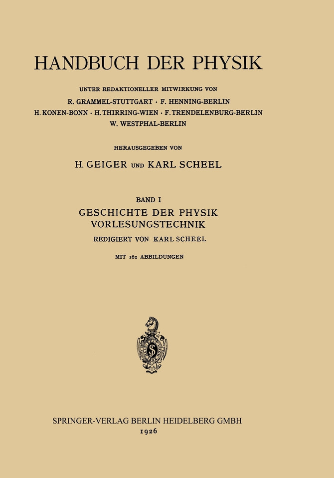 Geschichte Der Physik Vorlesungstechnik
