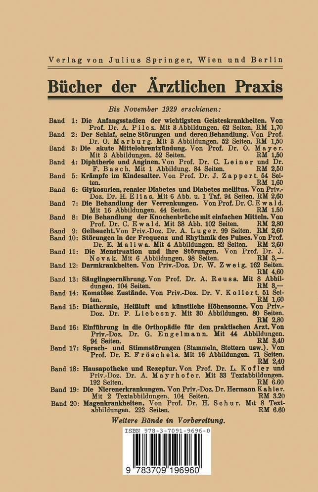 Allgemeine Therapie der Hautkrankheiten