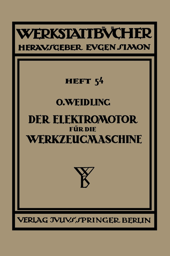 Der Elektromotor für die Werkzeugmaschine