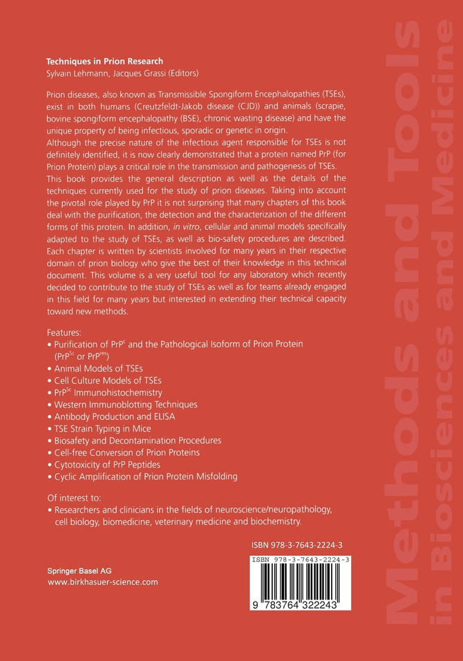 Techniques in Prion Research