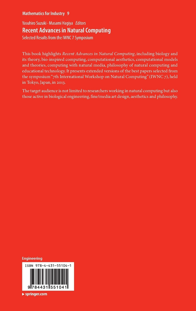 Recent Advances in Natural Computing