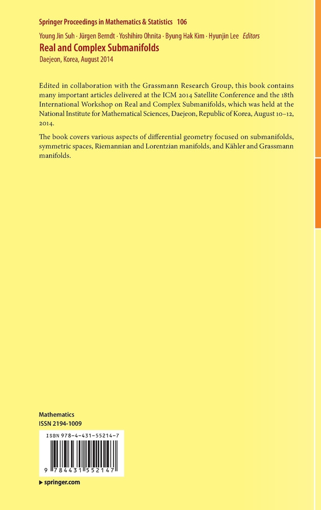 Real and Complex Submanifolds