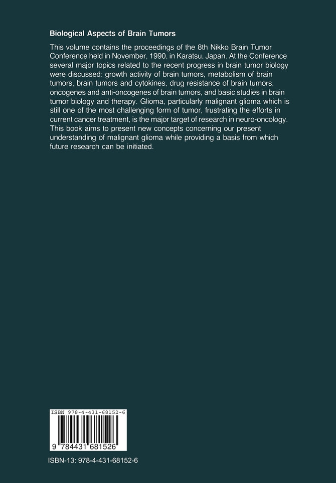 Biological Aspects of Brain Tumors