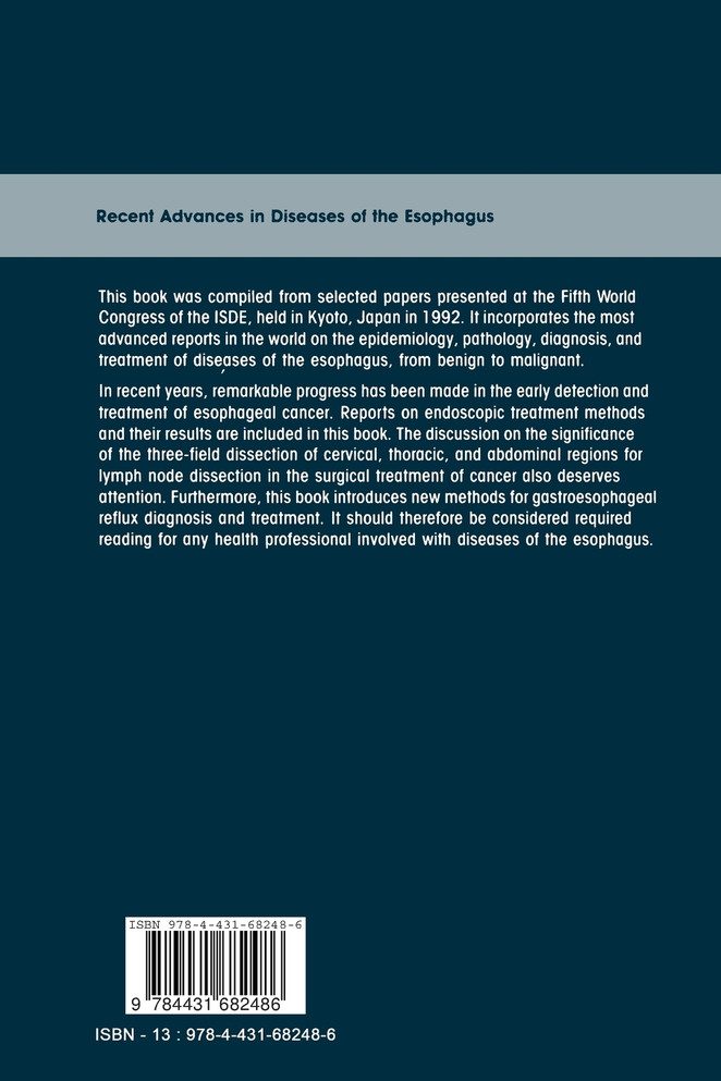 Recent Advances in Diseases of the Esophagus