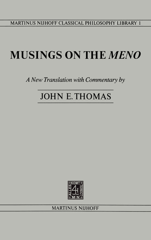 Musings on the Meno