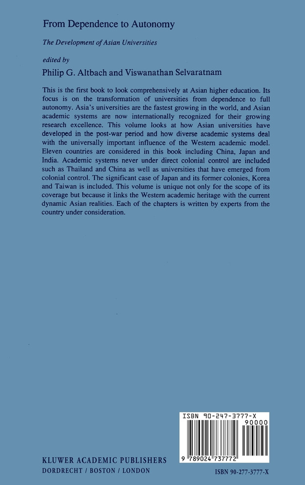 From Dependence to Autonomy
