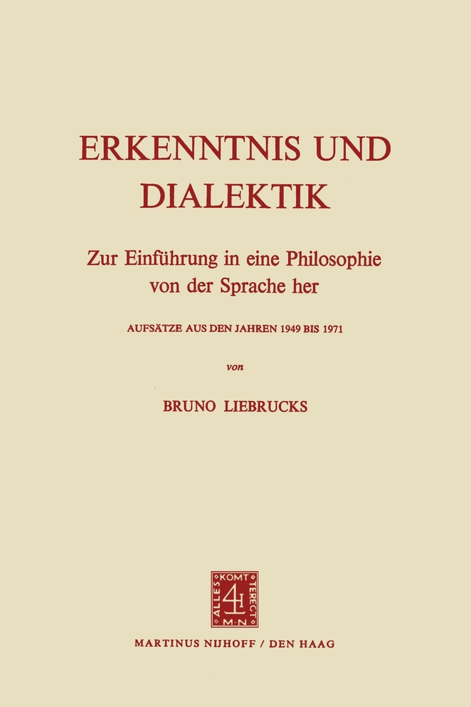 Erkenntnis und Dialektik