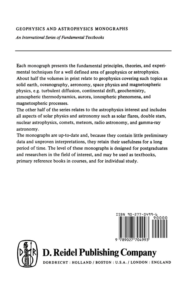 Ionospheric Techniques and Phenomena