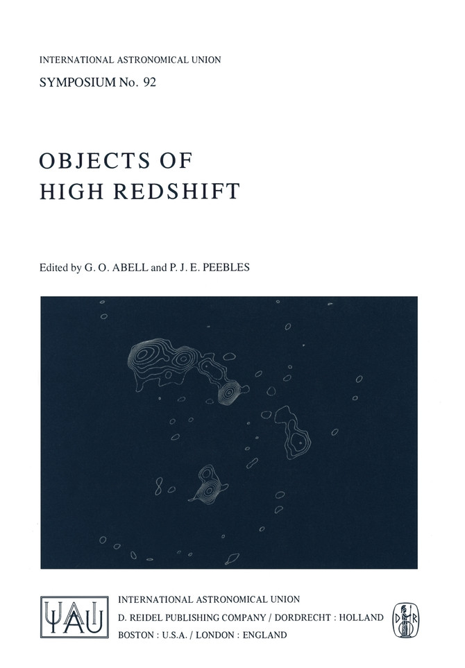 Objects of High Redshift