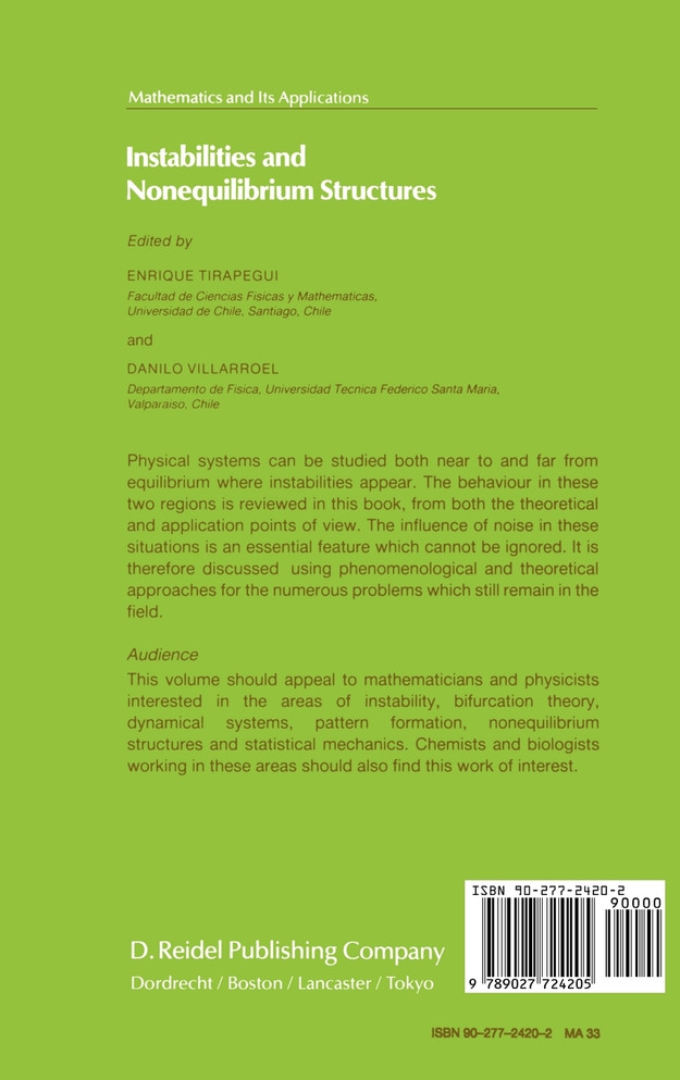 Instabilities and Nonequilibrium Structures