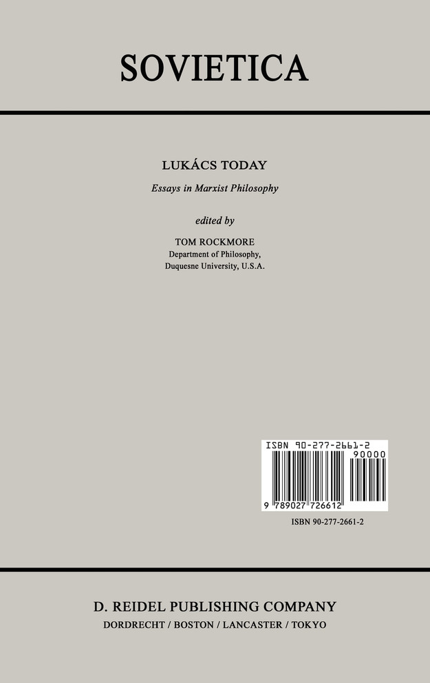 Lukács Today
