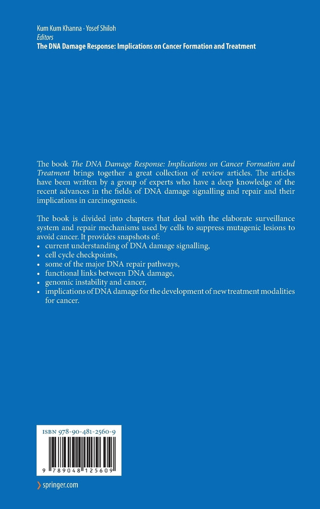 The DNA Damage Response