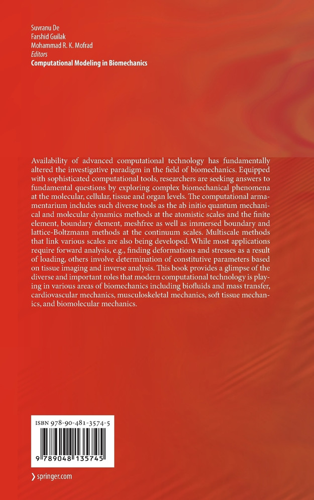 Computational Modeling in Biomechanics