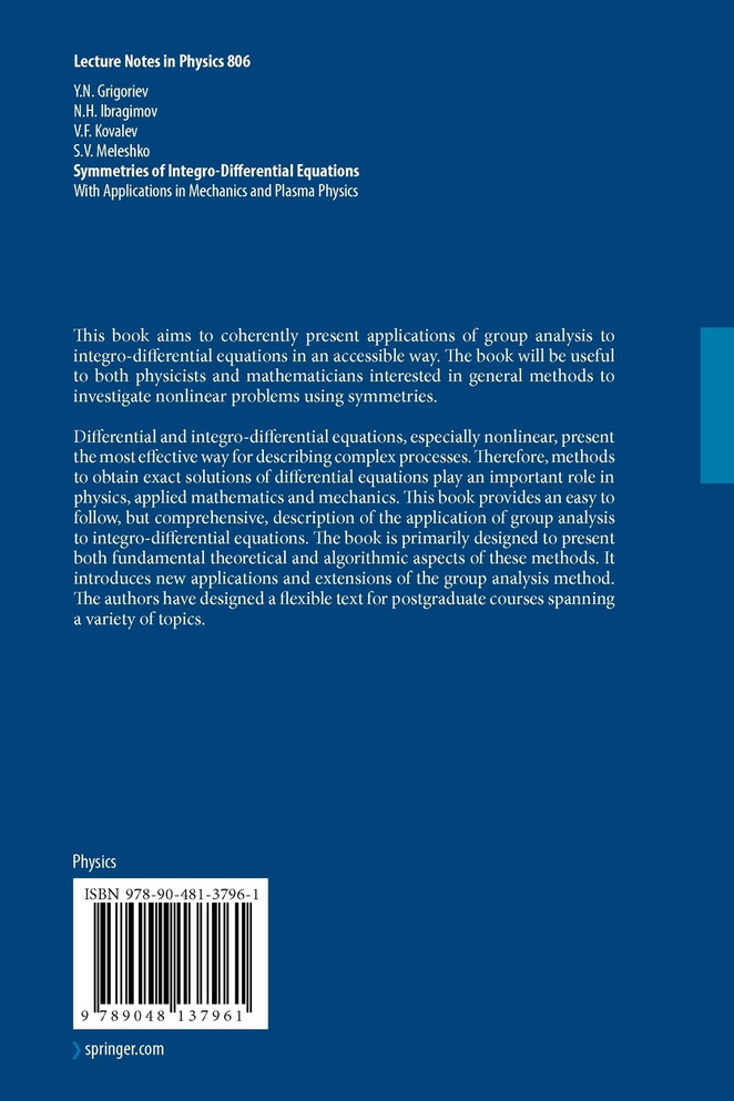 Symmetries of Integro-Differential Equations