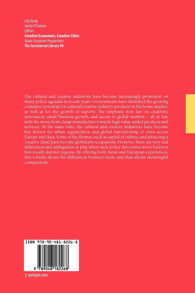 Creative Economies, Creative Cities