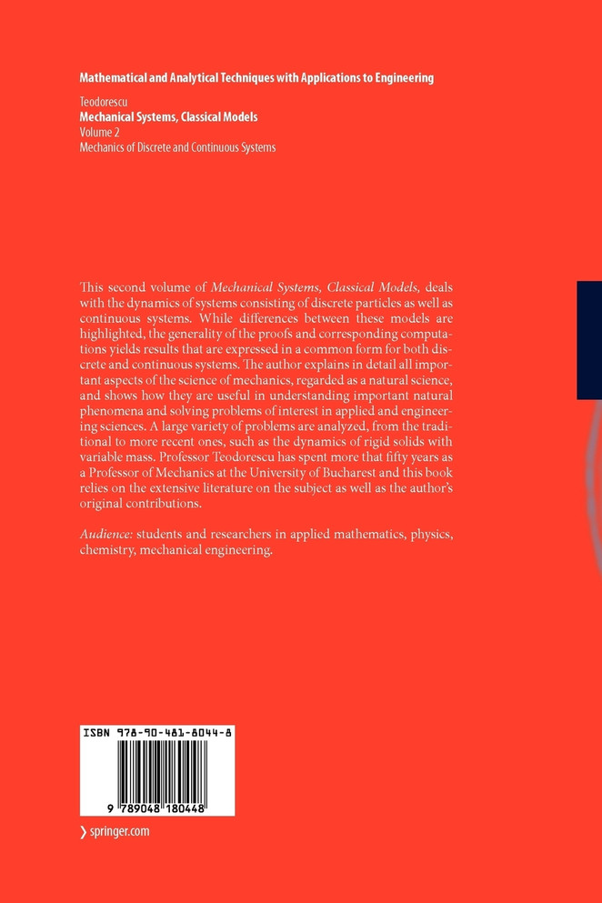 Mechanical Systems, Classical Models