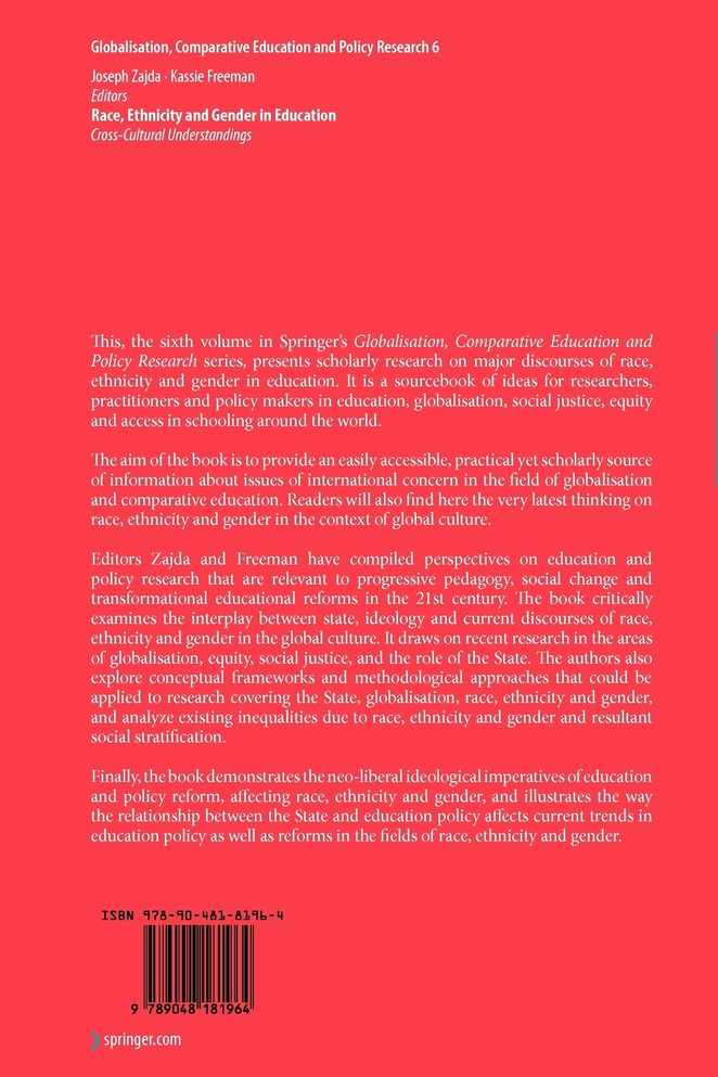 Race, Ethnicity and Gender in Education