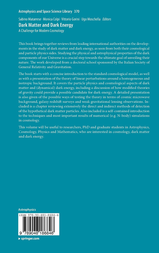 Dark Matter and Dark Energy