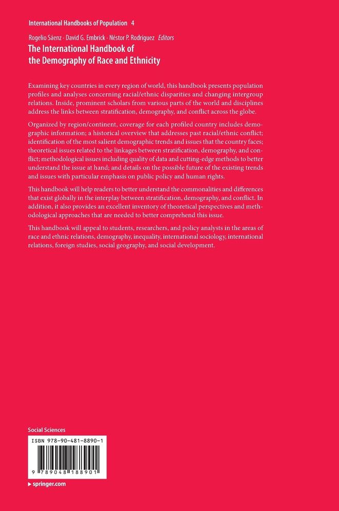 The International Handbook of the Demography of Race and Ethnicity