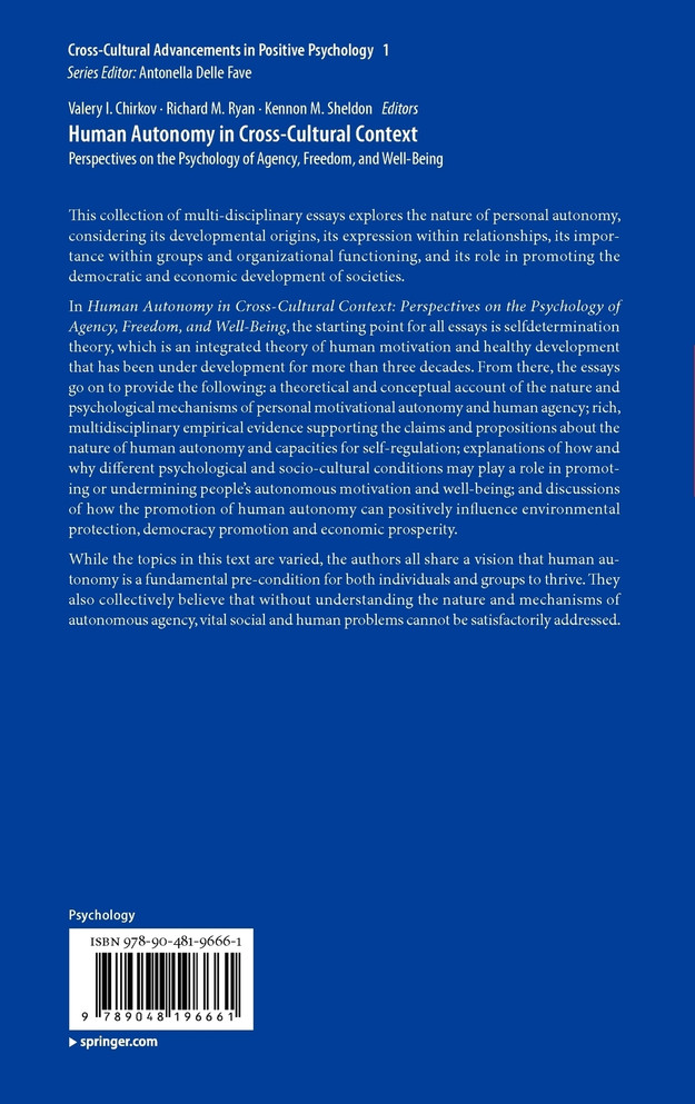 Human Autonomy in Cross-Cultural Context