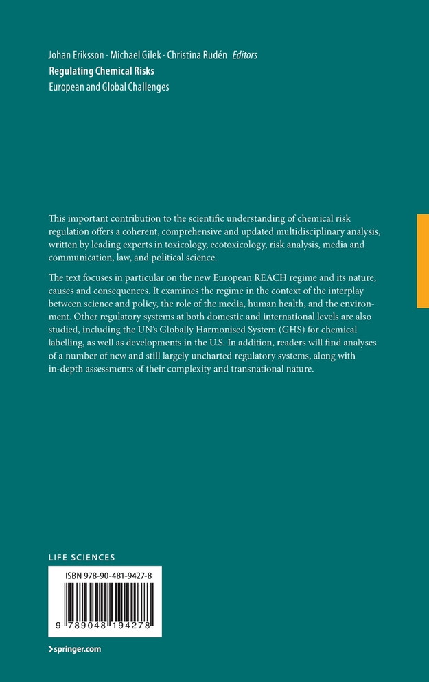 Regulating Chemical Risks