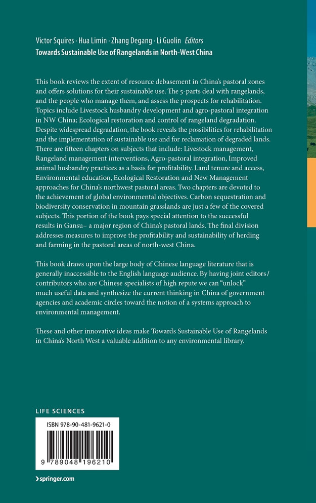 Towards Sustainable Use of Rangelands in North-West China