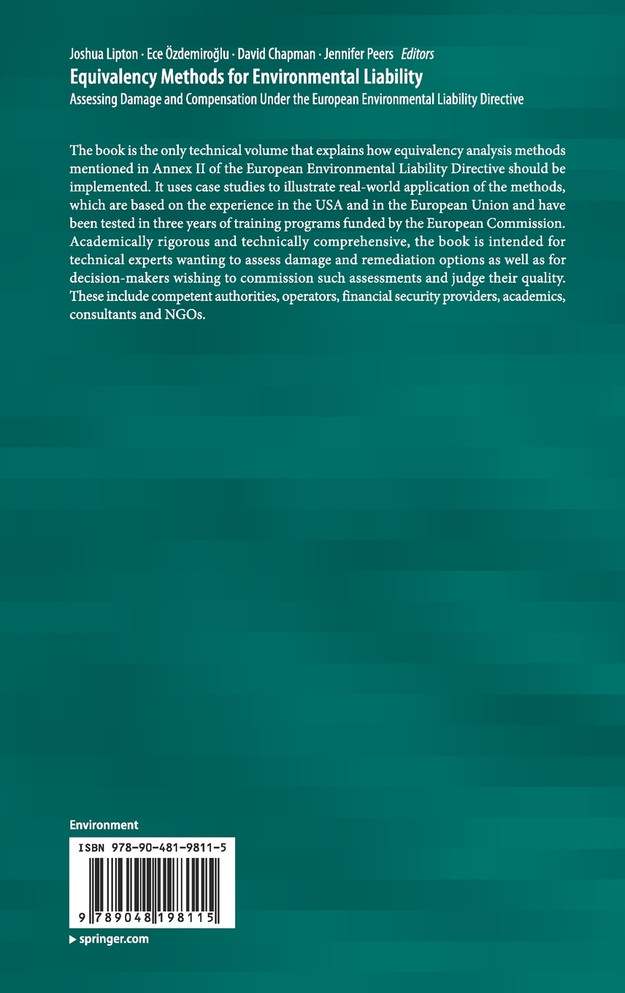 Equivalency Methods for Environmental Liability