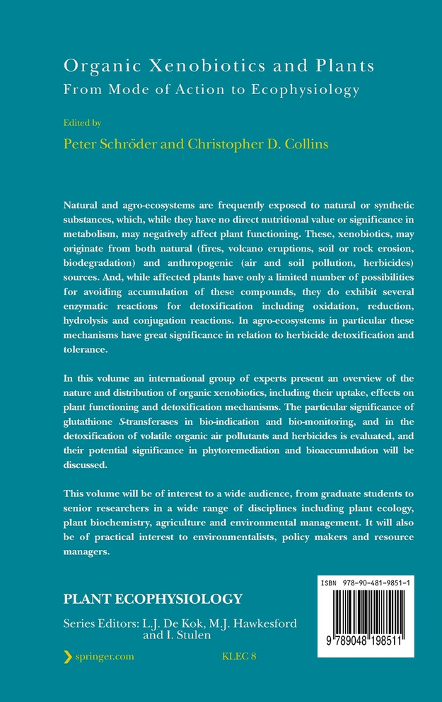 Organic Xenobiotics and Plants