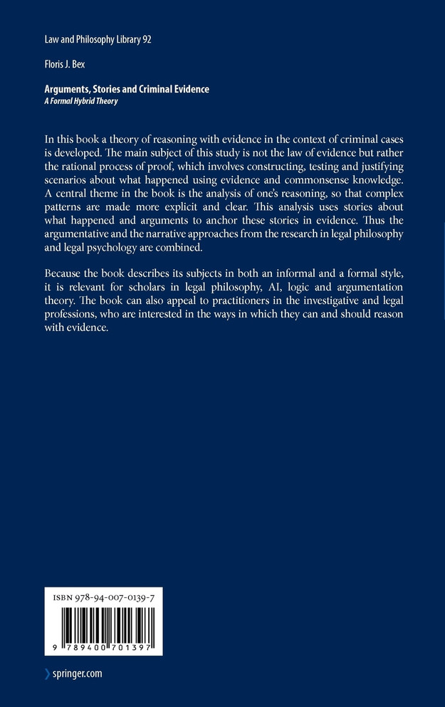 Arguments, Stories and Criminal Evidence