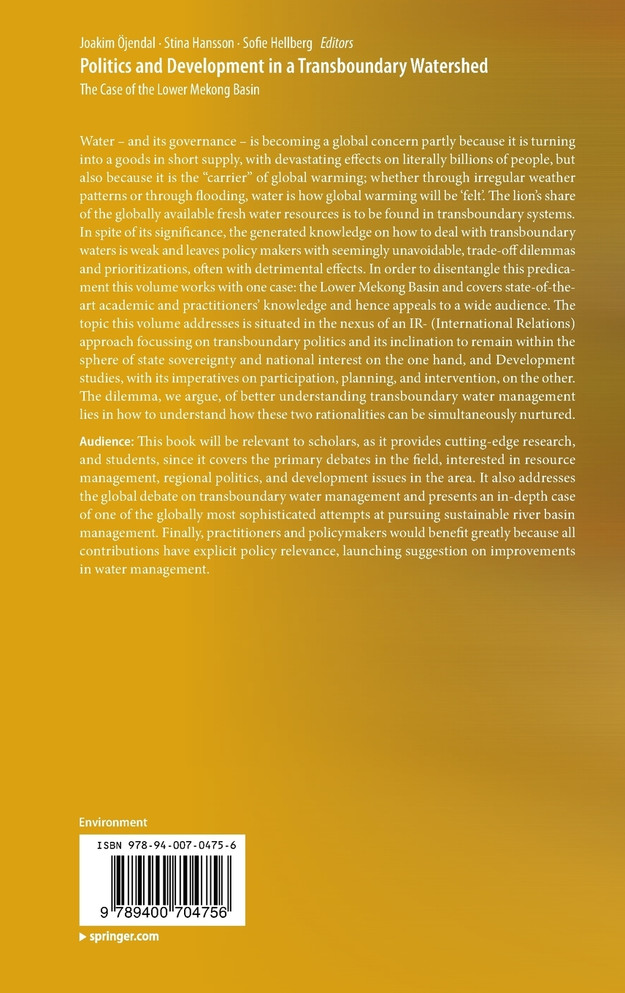 Politics and Development in a Transboundary Watershed