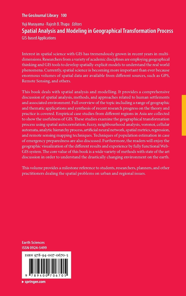 Spatial Analysis and Modeling in Geographical Transformation Process