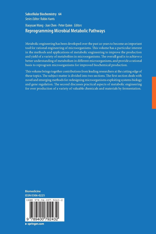 Reprogramming Microbial Metabolic Pathways