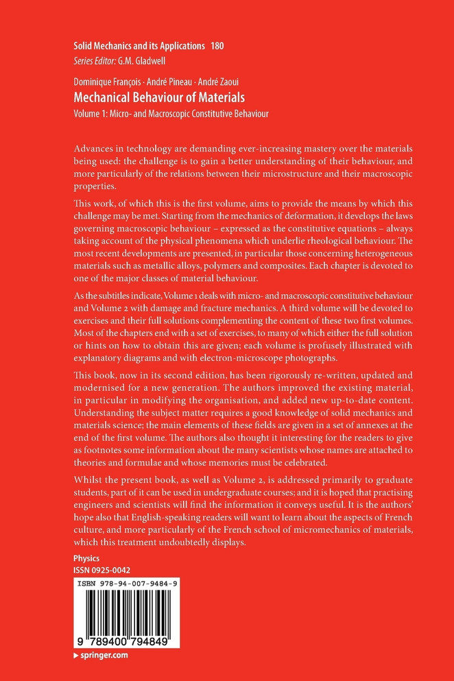 Mechanical Behaviour of Materials