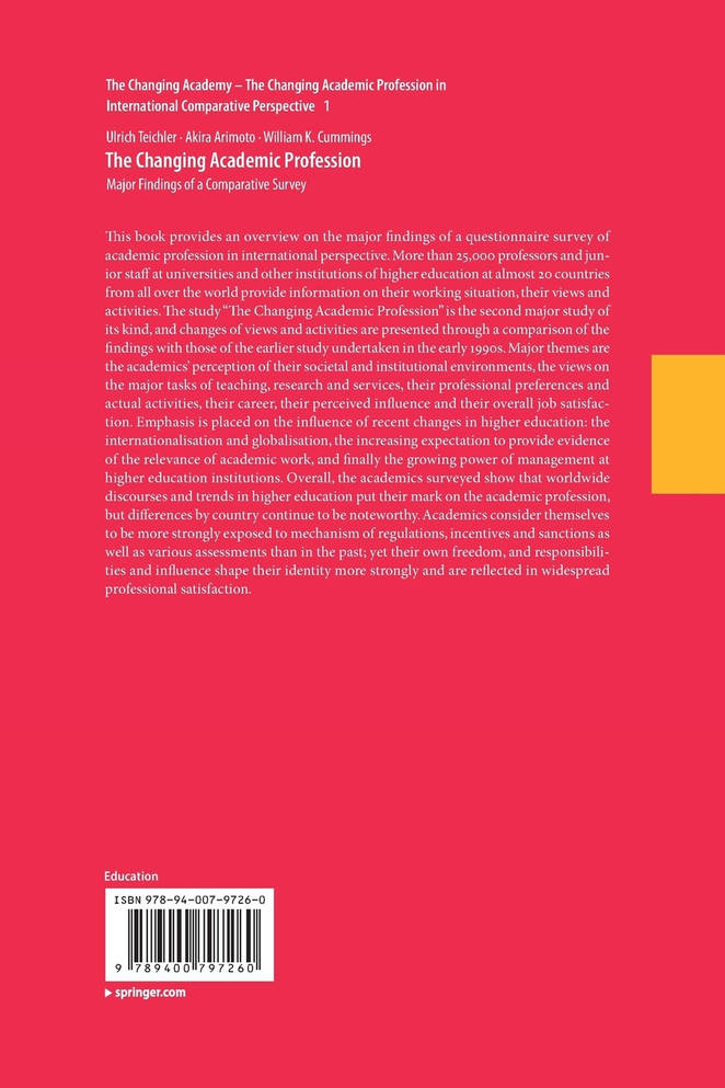 The Changing Academic Profession