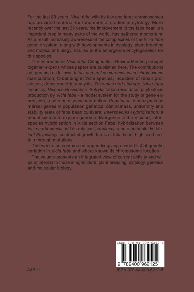 Systems for Cytogenetic Analysis in Vicia Faba L.