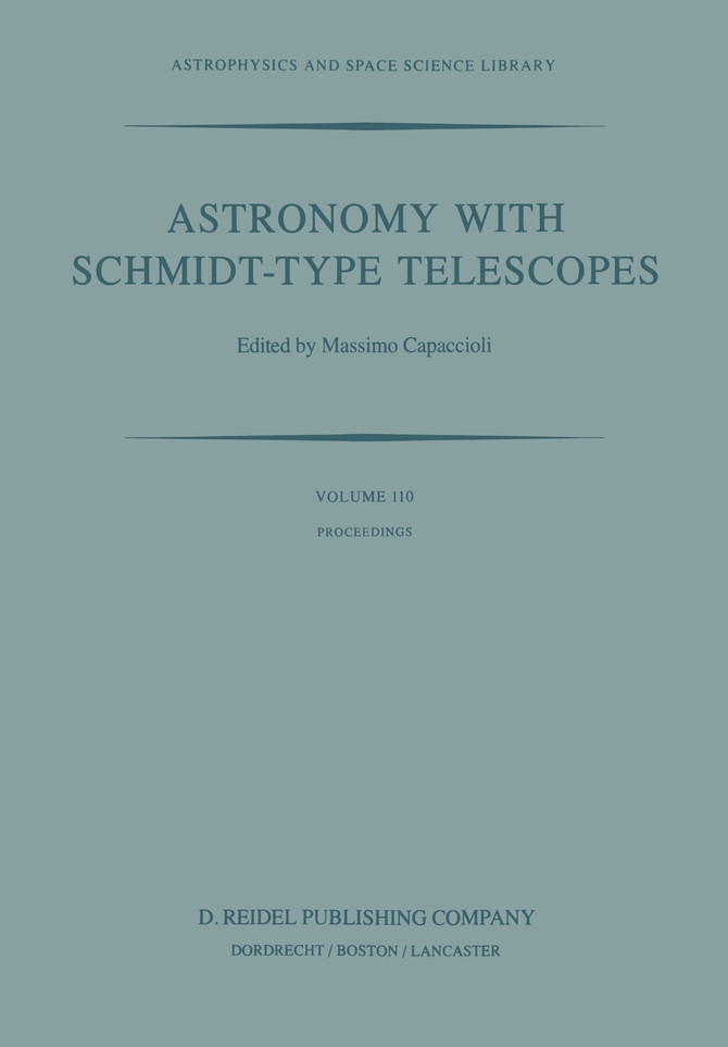 Astronomy with Schmidt-Type Telescopes