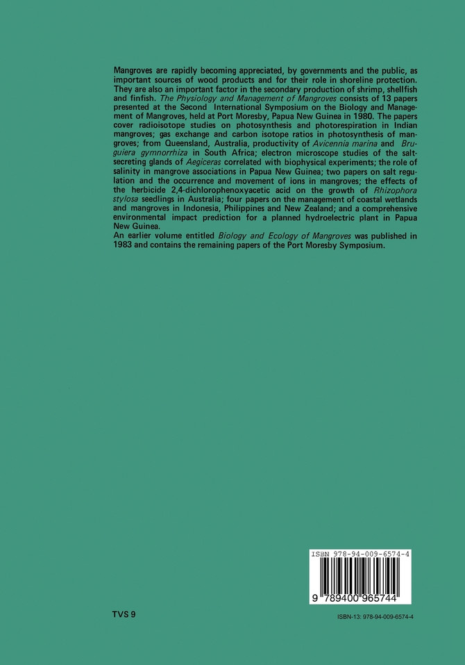 Physiology and management of mangroves