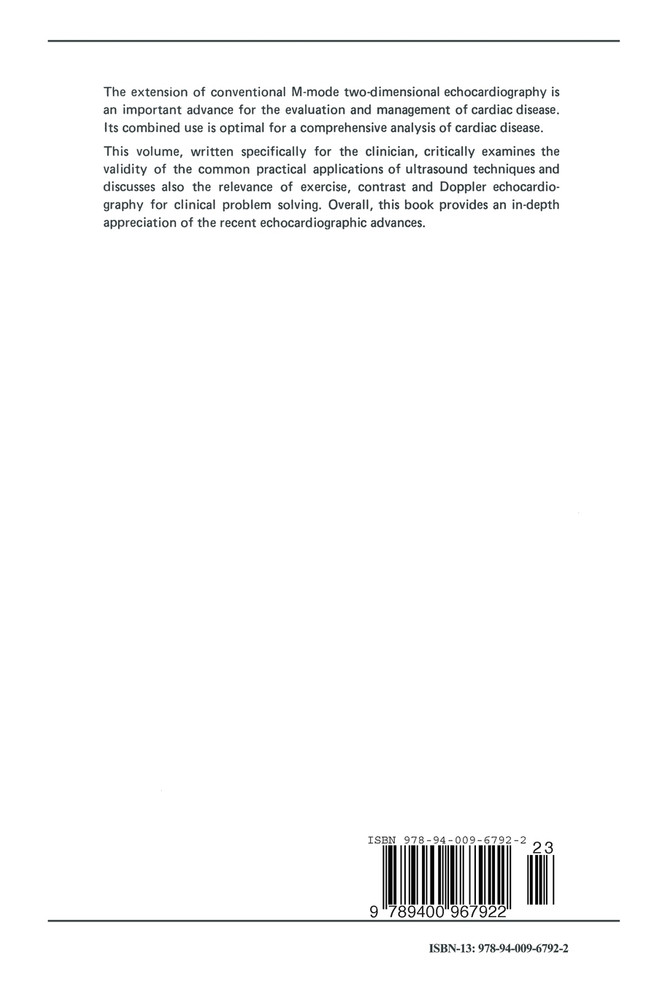 The Practice of M-Mode and Two-Dimensional Echocardiography