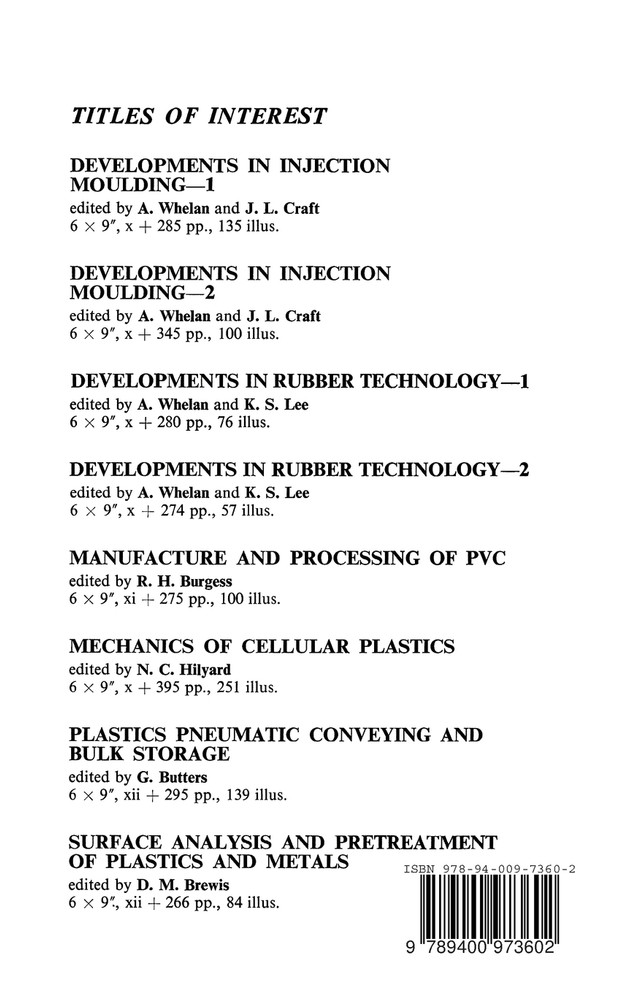 Injection Moulding Materials