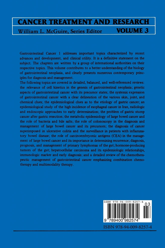 Gastrointestinal Cancer 1