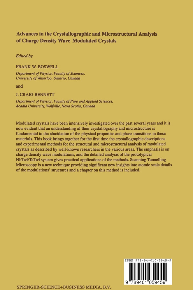 Advances in the Crystallographic and Microstructural Analysis of Charge Density Wave Modulated Crystals