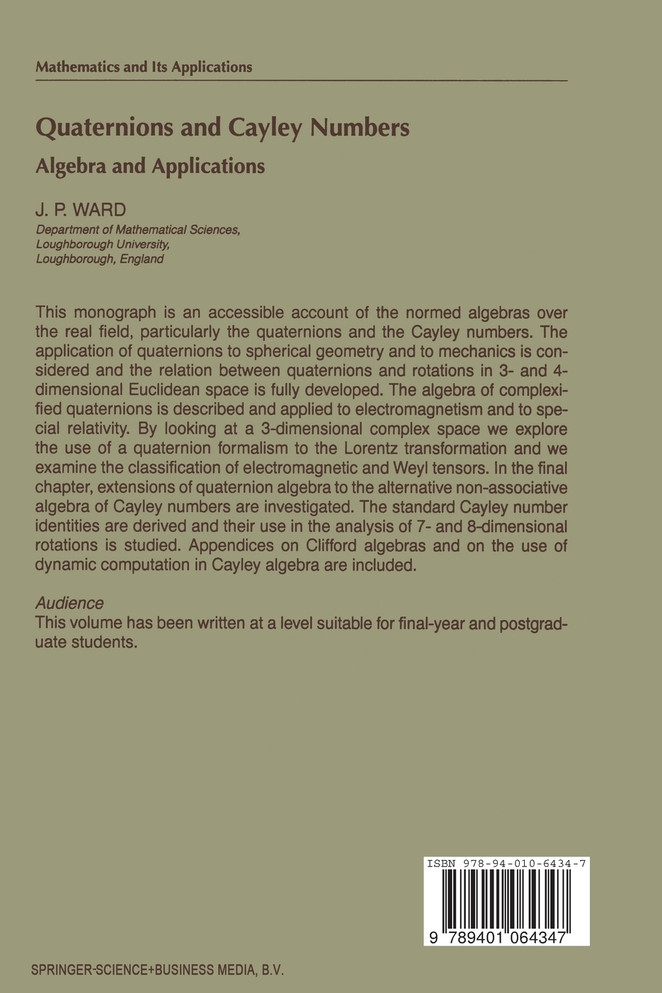 Quaternions and Cayley Numbers