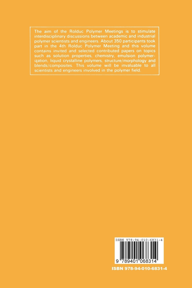 Integration of Fundamental Polymer Science and Technology-4